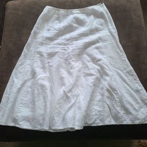 Linen - Charter Club White Linen Skirt